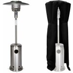 Happy garden - parasol chauffant oslo - chauffage d'extérieur gaz - acier inox + housse Happy garden - parasol chauffant oslo - chauffage d'extérieur gaz - acier inox + housse
