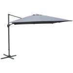 Proloisirs parasol d�port� nh - toile carr� 300 x 300 cm - couleur grise