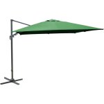 Proloisirs - parasol dport orientable 360 inclinable gauche droite 3 x 3 m orient vert