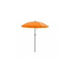 Parasol droit 50 nervures en fibre de verre toile polyester inclinable sac de transport terrasse jardin ...