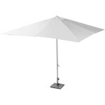 Parasol droit pare - soleil de jardin blanc 2x3 m h 2, 43 m en aluminium mod. michigan
