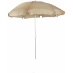 Parasol de jardin chillvert gand�a aluminium fixe �180 cm camel