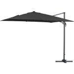 Habitat et jardin - parasol jardin d�port� alu 'sun 3' 3 x 3 m - noir