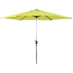 Habitat et jardin - parasol jardin droit alu 'sol' - rond - � 3m - vert