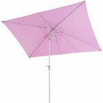 Parasol n23, parasol de jardin, 2x3m rectangulaire inclinable, polyester / aluminium 4, 5kg, lilas Parasol n23, parasol de jardin, 2x3m rectangulaire inclinable, polyester / aluminium 4, 5kg, lilas