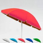 Parasol de plage 2 m�tre pour mer et jardin capri - orange