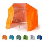 Parasol de plage pliable portable l�ger aluminium tente 160 cm piuma - orange
