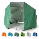 Parasol de plage portable moto pliable l�ger tente 200 cm piuma - vert fonc�
