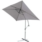 Parasol d�port� 3x2m - gris perle - superking