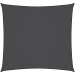 Vidaxl - parasol en tissu oxford carr� 4x4 m anthracite