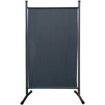 Quick - star - paravent 180 x 78 cm stoff raumteiler klein stellwand trennwand balkon sichtschutz grau ...
