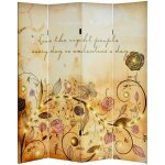 Paravent avec 28 led avec 4 panneaux cloison de sparation minuterie sur secteur 180x160cm 040003617