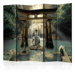 Paravent 5 volets  buddha smile  172x225cm