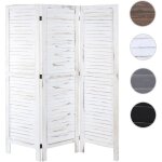 Mendler - paravent hwc - g30, cloison de s�paration, s�paration de pi�ces, aspect miteux 170x120cm - ...