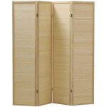 Paravent en pin et bambou petit modle
