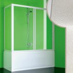 Idralite - pare - baignoire h 150 en acrylique mod. plutone 70x170 cm avec ouverture latrale