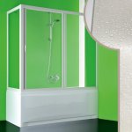 Idralite - pare - baignoire h 150 en acrylique mod. plutone 80x160 cm avec ouverture centrale