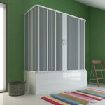 Idralite - pare - baignoire pliante en forme u en pvc blanc 70x170x70 cm centrale h 150 cm mod. flex