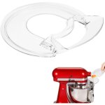 Pare - claboussures avec goulotte pour robot ptissier kitchenaid  tte inclinable de 4, 5  5 litres ...