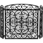 Pare - feu de chemin�e en fonte