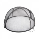 Esschert design ? pare - feu pliable 60 x 60 cm ? noir ? con�u pour s�curiser brasero et barbecue ? m�canisme ...