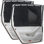 Pare soleil voiture bb 2 pices, rideaux magntiques de voiture  double couche, 68 x 51cm, aimants ...