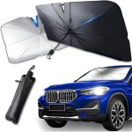 Pare soleil voiture pare brise avant 115 x 63 cm - anti - uv 99%, parapluie soleil pliable, convient ...