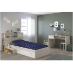 Parisot charlemagne chambre enfant blanc 90x190 cm