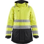 Parka hiver haute - visibilit femme 4472 - jaune fluo / noir l