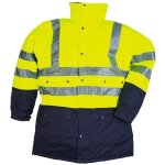 Parka jaune fluo / marine stormflash - taille m - sioen