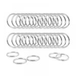 Parkside - 100 pices 25 mm petits porte - cls, anneau cl divis porte - cls en mtal cls de voiture ...