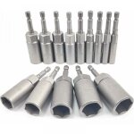 Parkside - 14 pices douille visseuse approfondir, 6 - 19mm adaptateur hexagonal, avec une douille visseuse ...