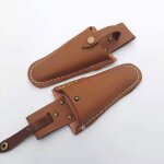 Parkside - lot de 2 tuis en cuir pour scateurs, pinces de jardin, ciseaux, tui de protection, tui ...