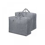 Parkside - lot de 2, sac de rangement pour couette en pais, sac rangement vetement sous lit housse rangement ...