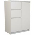 Hucoco - parme - commode moderne de salon - 97x70x40 - 2 portes + 2 tiroirs - buffet - meuble de rangement ...