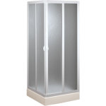 Idralite - parois cabine de douche en acrylique mod. venere h 190 80x80 cm avec ouverture centrale