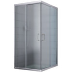 Idralite - parois cabine de douche angulaire coulissante verre opaque h 185 mod. alabama 80x100 cm rectangulai ... Idralite - parois cabine de douche angulaire coulissante verre opaque h 185 mod. alabama 80x100 cm rectangulai ...
