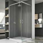 Idralite - parois cabine de douche coulissante verre opaque h 185 mod. junior 80x100 cm rectangulaire ... Idralite - parois cabine de douche coulissante verre opaque h 185 mod. junior 80x100 cm rectangulaire ...