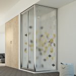 Idralite - parois cabine de douche pliante verre opaque h 198 mod. urban duo p 80x90 ouv. 80 cm Idralite - parois cabine de douche pliante verre opaque h 198 mod. urban duo p 80x90 ouv. 80 cm