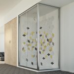 Idralite - parois cabine de douche rectangulaire transparent h 198 mod. young duo 1 porte 90x100