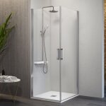 Kassandra - paroi de douche accès en angle 2 portes pivotantes nardi 70 x 70 cm Kassandra - paroi de douche accès en angle 2 portes pivotantes nardi 70 x 70 cm