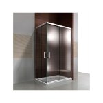 Bernstein - cabine de douche d'angle en verre tremp 6mm, paroi de douche en coin, 2 portes battantes, ...