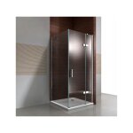 Bernstein - cabine de douche d'angle en verre tremp� s�curitaire esg 8mm, paroi de douche en coin 2 portes ...