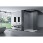 Bernstein - paroi de douche fixe latérale en verre, satiné, ex101, largeur sélectionnable 1100mm Bernstein - paroi de douche fixe latérale en verre, satiné, ex101, largeur sélectionnable 1100mm