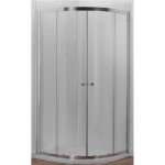 Jacob delafon - paroi de douche quart de rond coulissant serenity chrom� 80 cm