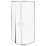 Jacob delafon - paroi de douche quart de rond coulissant serenity chrom� 90 cm