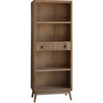 Parumm - bibliothèque décorative murale en bois et métal parümm lessime 75x40x189 cm 4 Étagères et 1 ... Parumm - bibliothèque décorative murale en bois et métal parümm lessime 75x40x189 cm 4 Étagères et 1 ...