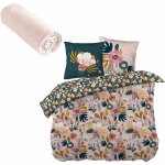L'effet papillon - parure de couette 240x220 champetre et drap housse 180x200 rose L'effet papillon - parure de couette 240x220 champetre et drap housse 180x200 rose