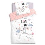 Atmosphera - parure de lit enfant licorne coton 140x200cm crateur d'intrieur
