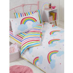 Parure de lit reversible arc en ciel 120150